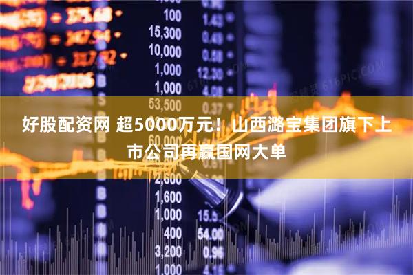 好股配资网 超5000万元！山西潞宝集团旗下上市公司再赢国网大单