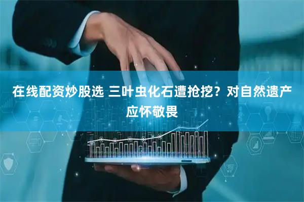 在线配资炒股选 三叶虫化石遭抢挖？对自然遗产应怀敬畏